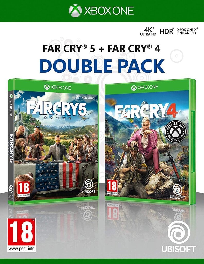 Компьютерная игра Far Cry 4 + Far Cry 5 XBOX цена | 220.lv