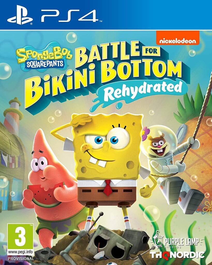 Компьютерная игра Spongebob SquarePants: Battle for Bikini Bottom -  Rehydrated PS4 цена | 220.lv