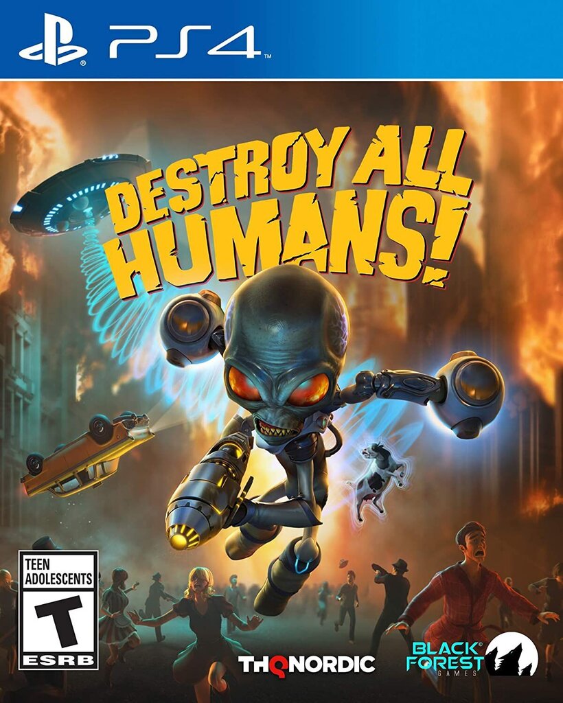 Компьютерная игра PS4 Destroy All Humans! цена | 220.lv