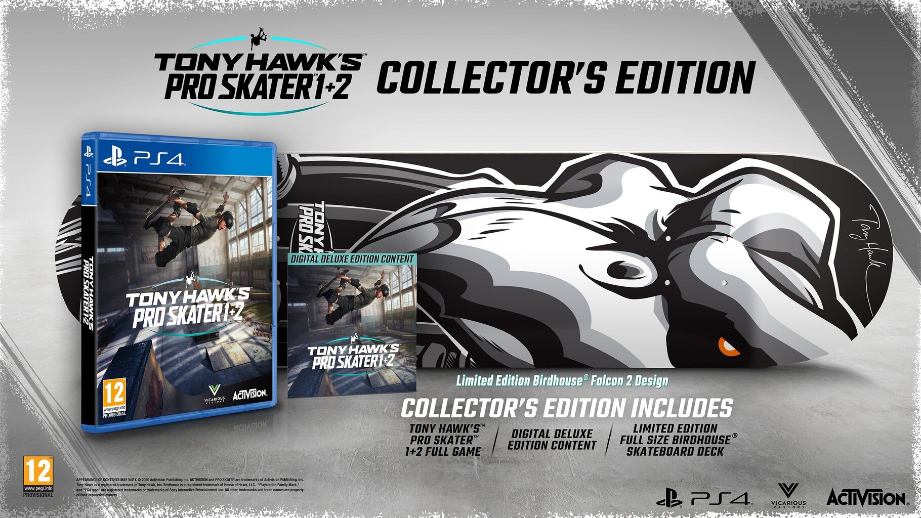 Tony Hawk's Pro Skater 1+2 Collector's Edition PS4 cena un informācija | Datorspēles | 220.lv