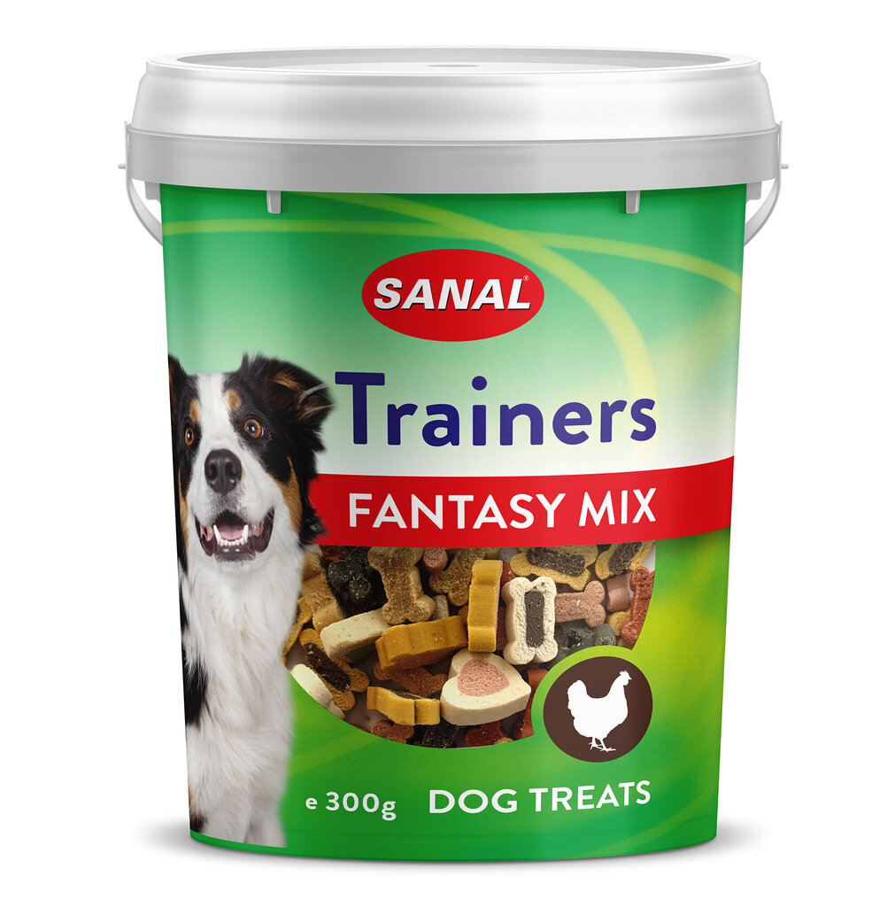 Sanal Dog Trainers Fantasy Mix gardumi suņiem, 300 g cena un informācija | Gardumi suņiem | 220.lv