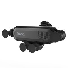 Магнитный держатель для телефона Hoco CA51 устанавливается на вентиляционной решетке, черно-серый цена и информация | Держатели для телефонов | 220.lv