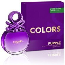 Tualetes ūdens Benetton Colors Purple Woman EDT sievietēm 50 ml cena un informācija | Sieviešu smaržas | 220.lv