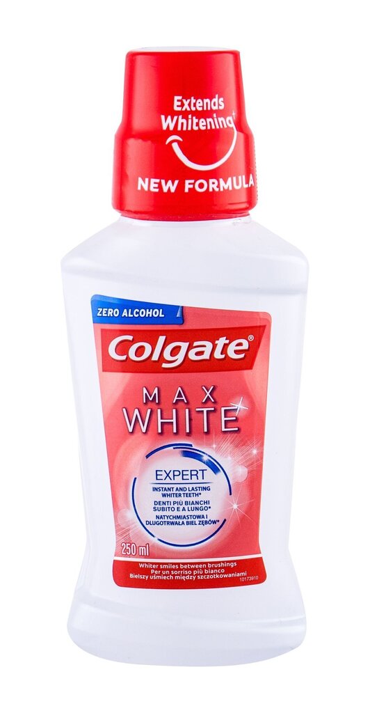 Mutes skalošanas šķidrums Colgate Max White Expert Whitening 250 ml цена и информация | Zobu pastas, birstes | 220.lv