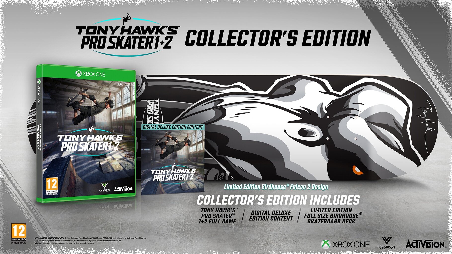 Tony Hawk's Pro Skater 1+2 Collector's Edition Xbox One cena un informācija | Datorspēles | 220.lv