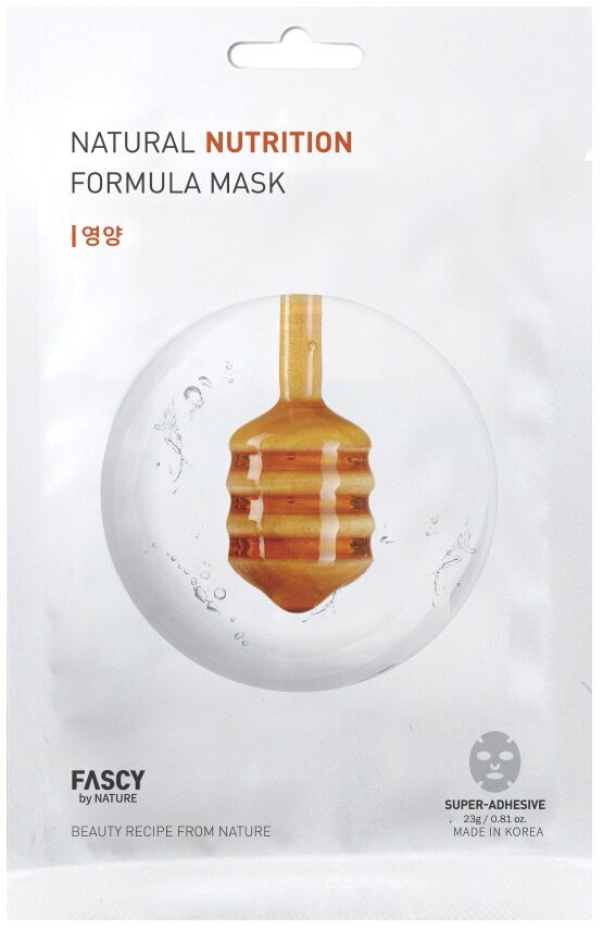 Sejas maska FASCY Natural Nutrition, 23 gr cena un informācija | Sejas maskas, acu maskas | 220.lv