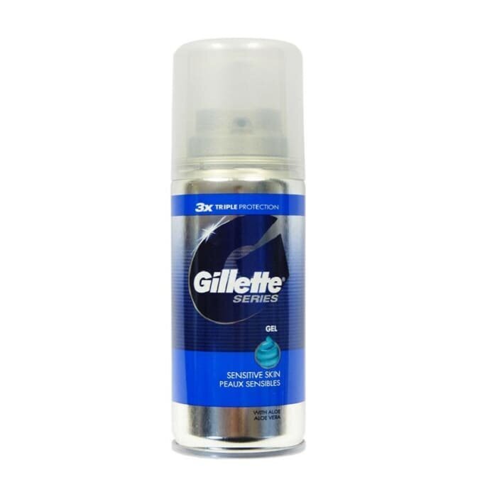 Skūšanās gels Gillette Series Sensitive Skin, 75 ml cena un informācija | Skūšanās piederumi, kosmētika | 220.lv