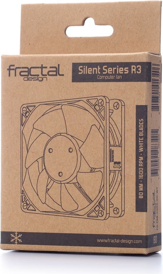 Fractal Design FD-FAN-SSR3-80-WT цена и информация | Datora ventilatori | 220.lv