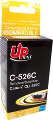 Tintes kārtridžs UPrint Canon CLI-526CY Cyan cena un informācija | Tintes kārtridži | 220.lv