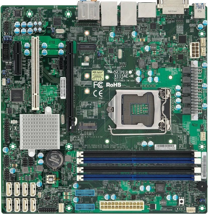 Supermicro X11SAE-M Intel® C236 LGA 1151 (Socket H4) micro ATX cena un informācija | Mātesplates | 220.lv