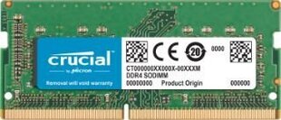 Crucial SODIMM DDR4 8GB 2400MHz, paredzēts Mac (CT8G4S24AM) cena un informācija | Operatīvā atmiņa (RAM) | 220.lv