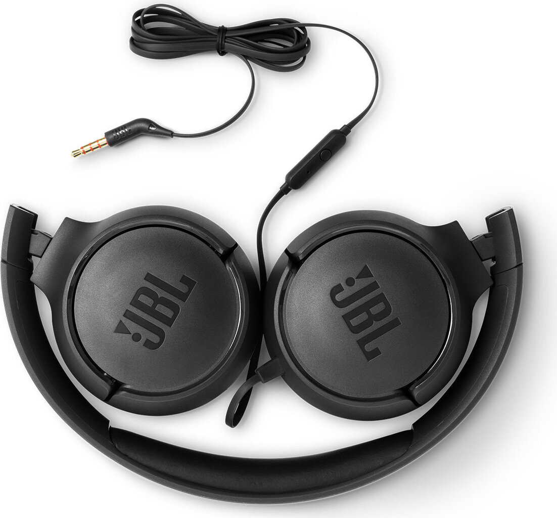 JBL Tune 500 JBLT500BLK cena un informācija | Austiņas | 220.lv