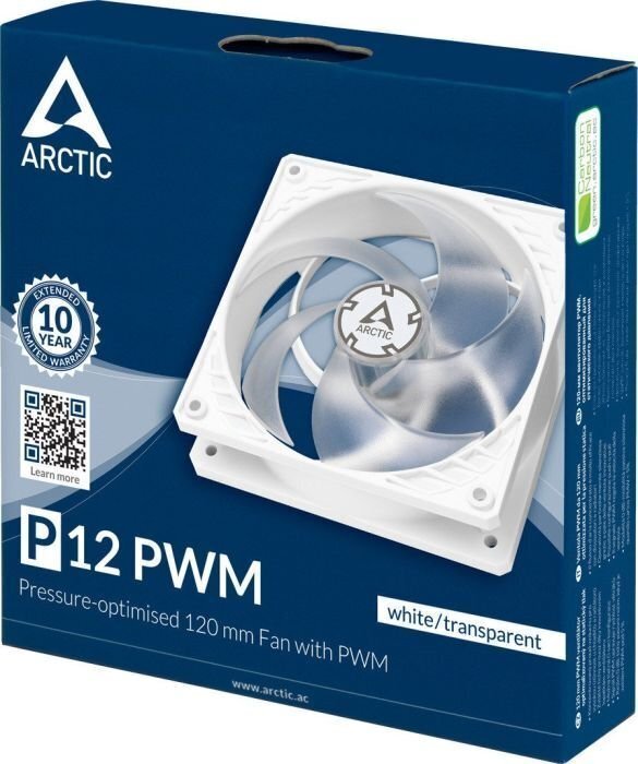 Arctic ventilators, balts cena un informācija | Datora ventilatori | 220.lv