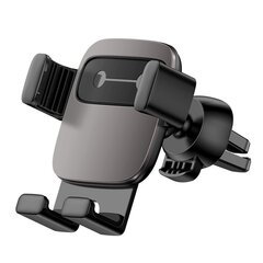 Telefona turētājs Baseus SUYL-FK01 Cube Gravity Phone Holder Black cena un informācija | Auto turētāji | 220.lv