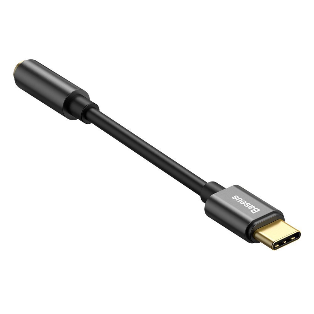 Baseus L54 USB-C to 3.5 mm Female Adapter DAC 24 bit 48 KHz black (CATL54-01) цена и информация | Savienotājkabeļi | 220.lv