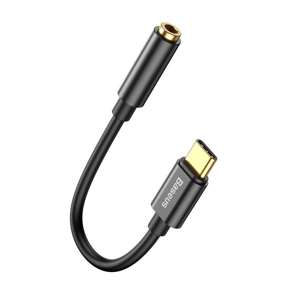 Baseus L54 USB-C to 3.5 mm Female Adapter DAC 24 bit 48 KHz black (CATL54-01) цена и информация | Savienotājkabeļi | 220.lv