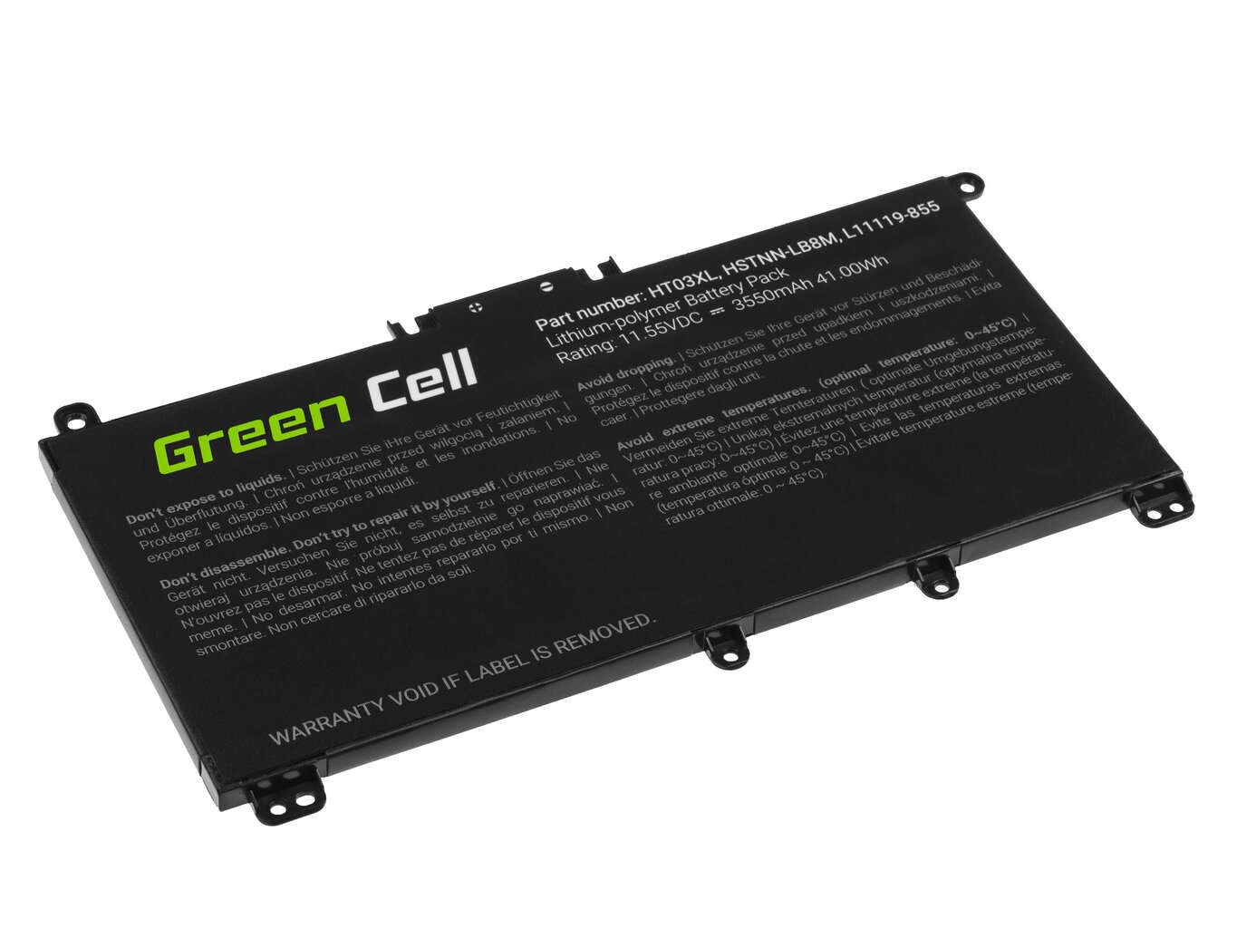 Green Cell HP163 цена и информация | Akumulatori portatīvajiem datoriem | 220.lv