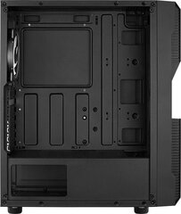 Aerocool Aero Menace Saturn RGB-G-BK-v1 cena un informācija | Datoru korpusi | 220.lv