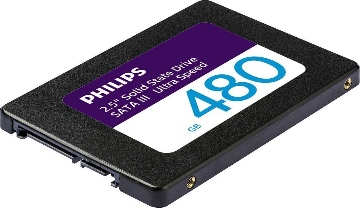 Philips INT SATA III 2,5" 480GB 550/480 MB/S DISKS cena un informācija | Iekšējie cietie diski (HDD, SSD, Hybrid) | 220.lv