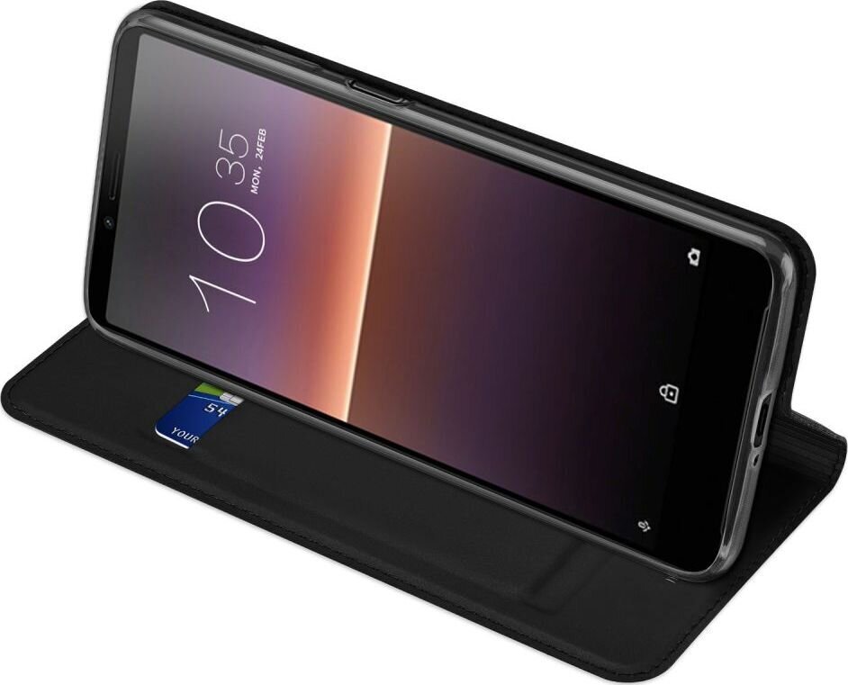 Telefona maciņš Dux Ducis Skin Pro piemērots Sony Xperia 10 II melns цена и информация | Telefonu vāciņi, maciņi | 220.lv