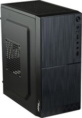 Akyga AK35BK datora korpuss Micro Tower Black cena un informācija | Datoru korpusi | 220.lv