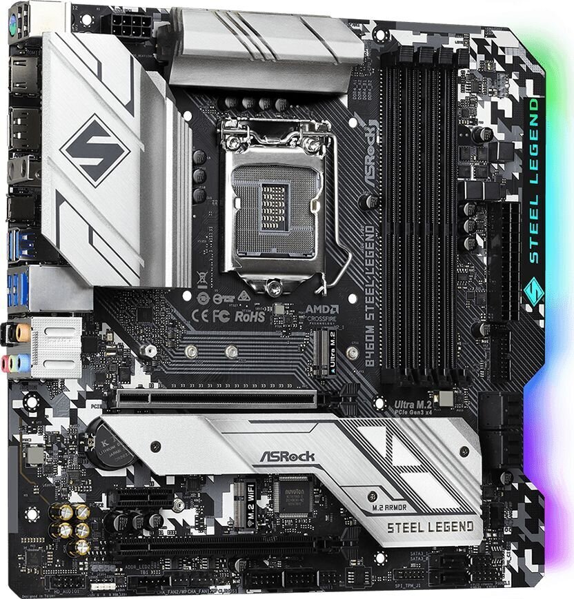 ASRock B460M Steel Legend cena un informācija | Mātesplates | 220.lv