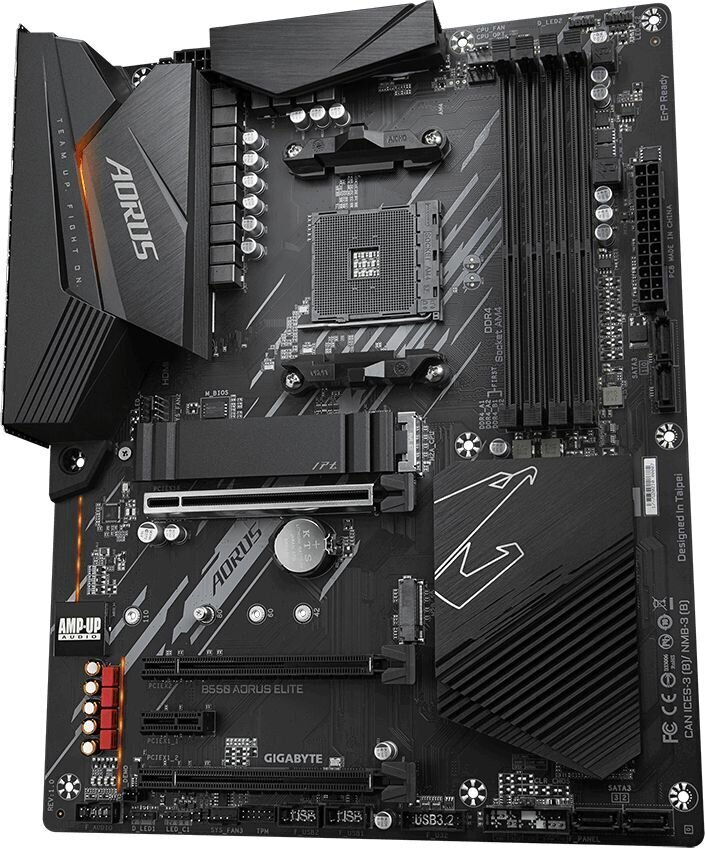 Gigabyte B550 AORUS ELITE cena un informācija | Mātesplates | 220.lv