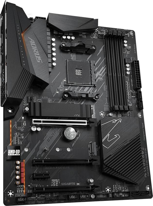 Gigabyte B550 AORUS ELITE cena un informācija | Mātesplates | 220.lv