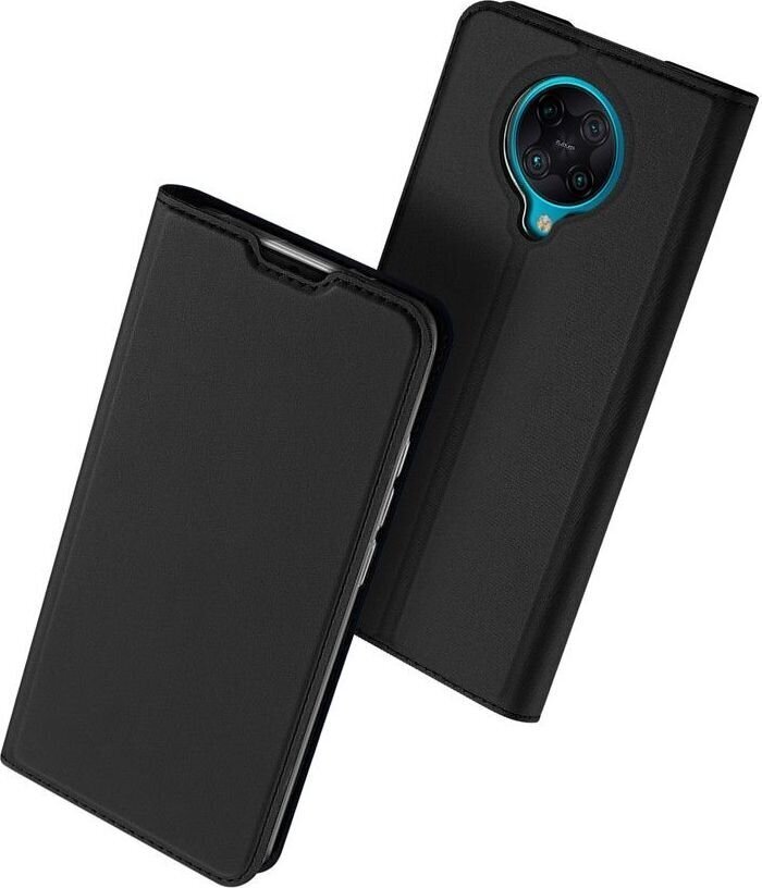 Dux Ducis Premium Magnet Case Grāmatveida Maks Telefonam Xiaomi Redmi K30 Pro / Pocophone F2 Pro Melns cena un informācija | Telefonu vāciņi, maciņi | 220.lv