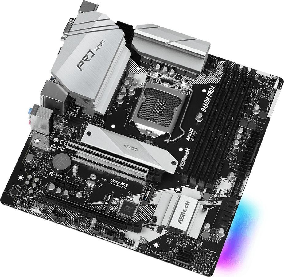 ASRock B460M Pro4 cena un informācija | Mātesplates | 220.lv