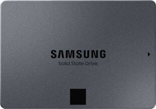 SSD diskdziņš|SAMSUNG|870 QVO|4TB|SATA 3.0|rakstīšanas ātrums 530 MB/sec|lasīšanas ātrums 560 MB/sec|2,5"|TBW 1440 TB|MTBF 1500000 stundas|MZ-77Q4T0BW цена и информация | Внутренние жёсткие диски (HDD, SSD, Hybrid) | 220.lv