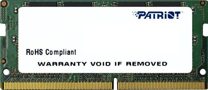 Patriot Memory Signature PSD416G32002S atmiņas modulis 16 GB 1 x 16 GB DDR4 3200 MHz cena un informācija | Operatīvā atmiņa (RAM) | 220.lv