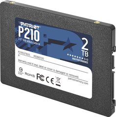 Patriot P210S2TB25 цена и информация | Внутренние жёсткие диски (HDD, SSD, Hybrid) | 220.lv