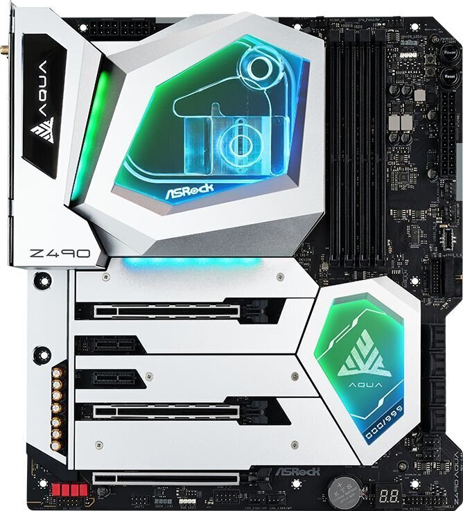 ASRock Z490 AQUA cena un informācija | Mātesplates | 220.lv