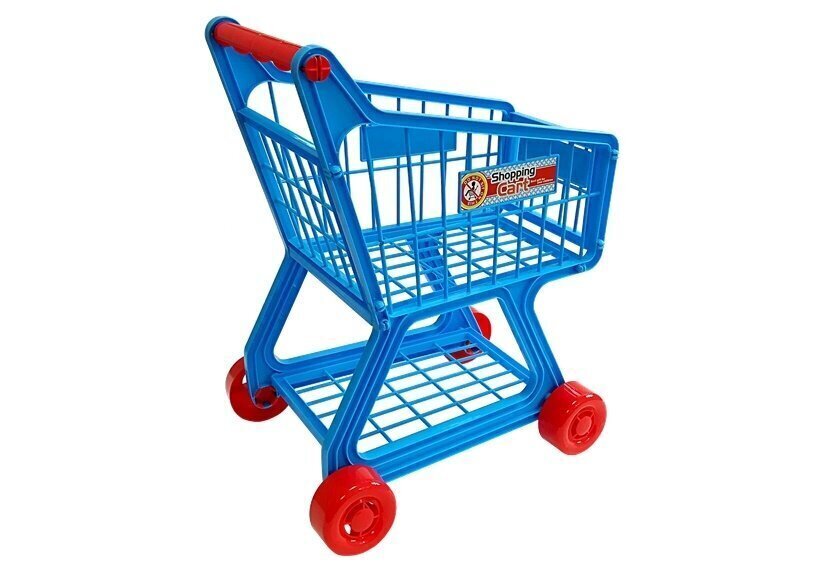 Rotaļlietu iepirkšanās ratiņi ar pārtikas produktiem 34 daļas cena un informācija | Rotaļlietas meitenēm | 220.lv