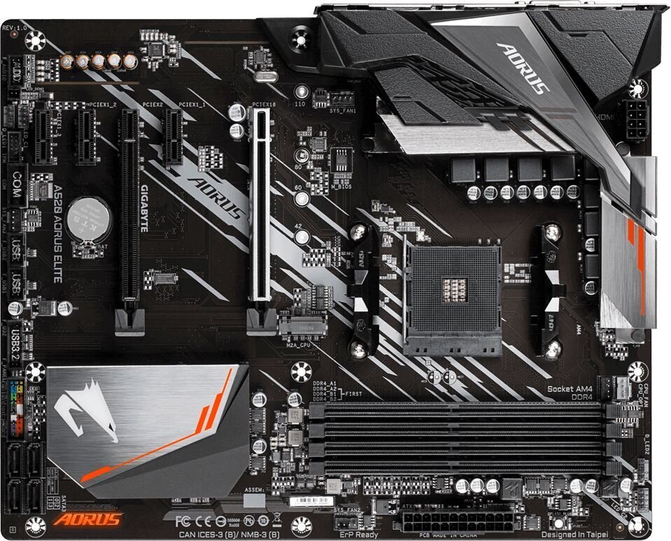 Gigabyte A520 Aorus Elite. cena un informācija | Mātesplates | 220.lv