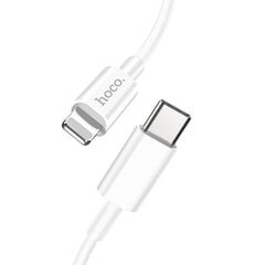 Vads Type C - Lightning PD Hoco X36 1.0 m 3A 18W, ātrās lādēšanas datu vads USB-C fast 8 pin Lightning for Apple iPhone, balts cena un informācija | Savienotājkabeļi | 220.lv