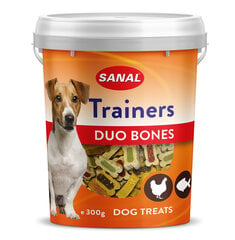 Sanal Dog Trainers Duo Bones gardumi suņiem, 300 g cena un informācija | Gardumi suņiem | 220.lv