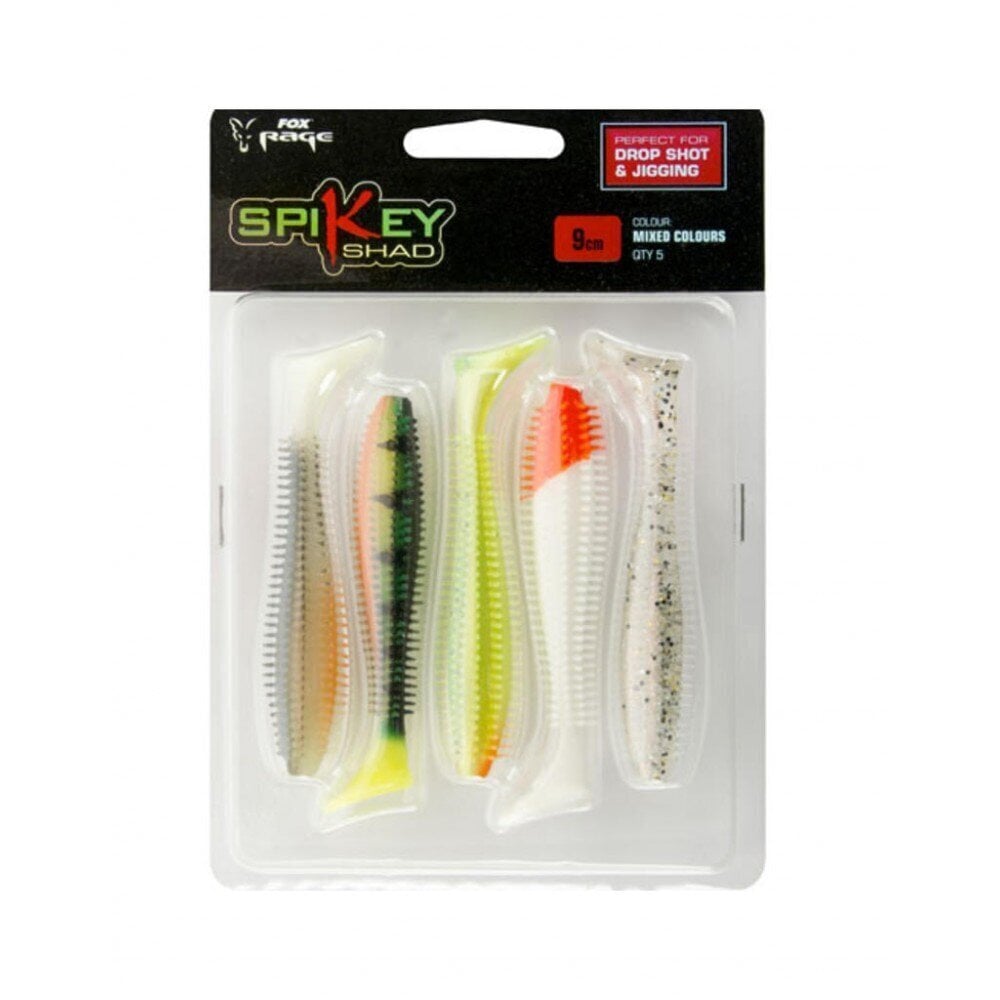 Gumijas māneklis Fox Rage Spikey Shad 90 mm цена и информация | Vobleri, ēsmas, vizuļi | 220.lv