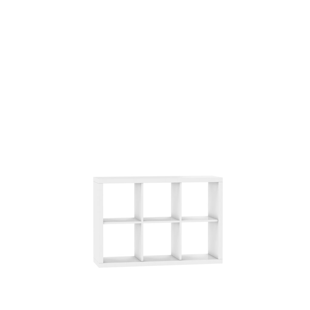 Plaukts ADRK Furniture Connor, balts cena un informācija | Plaukti | 220.lv