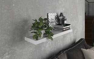 Полка ADRK Furniture Andrea 100, белая цена и информация | Полки | 220.lv