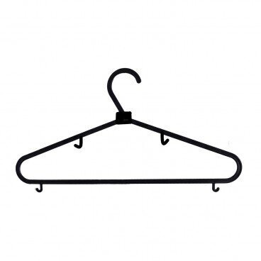 Ceļojuma pakaramais drēbēm 40 cm, melns цена и информация | Pakaramie un apģērbu maisi | 220.lv