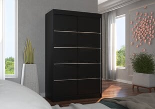 Skapis ADRK Furniture Benisso, melns цена и информация | Шкафы | 220.lv