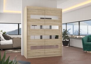 Skapis ADRK Furniture Baltic, ozola krāsas cena un informācija | Skapji | 220.lv