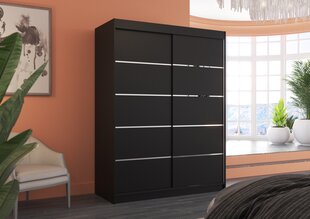 Шкаф ADRK Furniture Luft, черный цена и информация | Шкафы | 220.lv