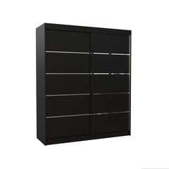 Шкаф ADRK Furniture Spectra, черный цена и информация | Шкафы | 220.lv