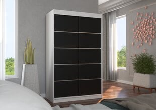 ADRK шкаф Furniture Benisso, белый / черный цена и информация | Шкафы | 220.lv