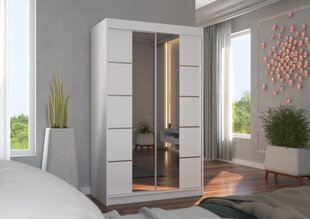 Шкаф ADRK Furniture Genua, белый цена и информация | Шкафы | 220.lv