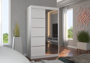 Шкаф ADRK Furniture Nicea, белый цена и информация | Шкафы | 220.lv