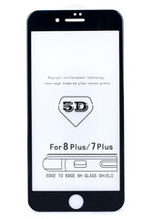 Ekrāna aizsargstikls Tempered glass 5D Full Glue Samsung S10 Lite/G770/A91 Izliekts, Melns cena un informācija | Ekrāna aizsargstikli | 220.lv